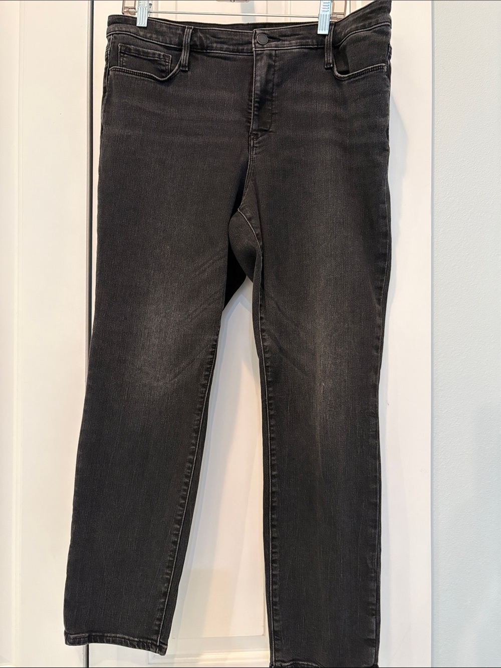 Black Athleta straight leg jeans